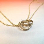 Load image into Gallery viewer, Forever Linked Chevron Necklace