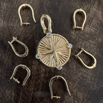 Load image into Gallery viewer, Gold Compass