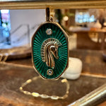 Load image into Gallery viewer, Enamel Etruscan Horse