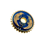 Load image into Gallery viewer, Enamel Raven Viking Shield